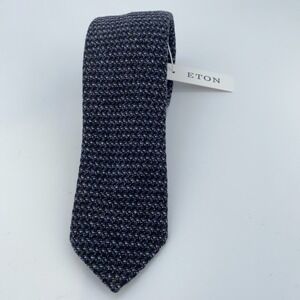 Eton Tie Mens One Size Colorful Wool Classic Fit Luxury Necktie Italy Made NWT